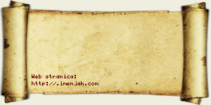 Žanka Miljojčić vizit kartica